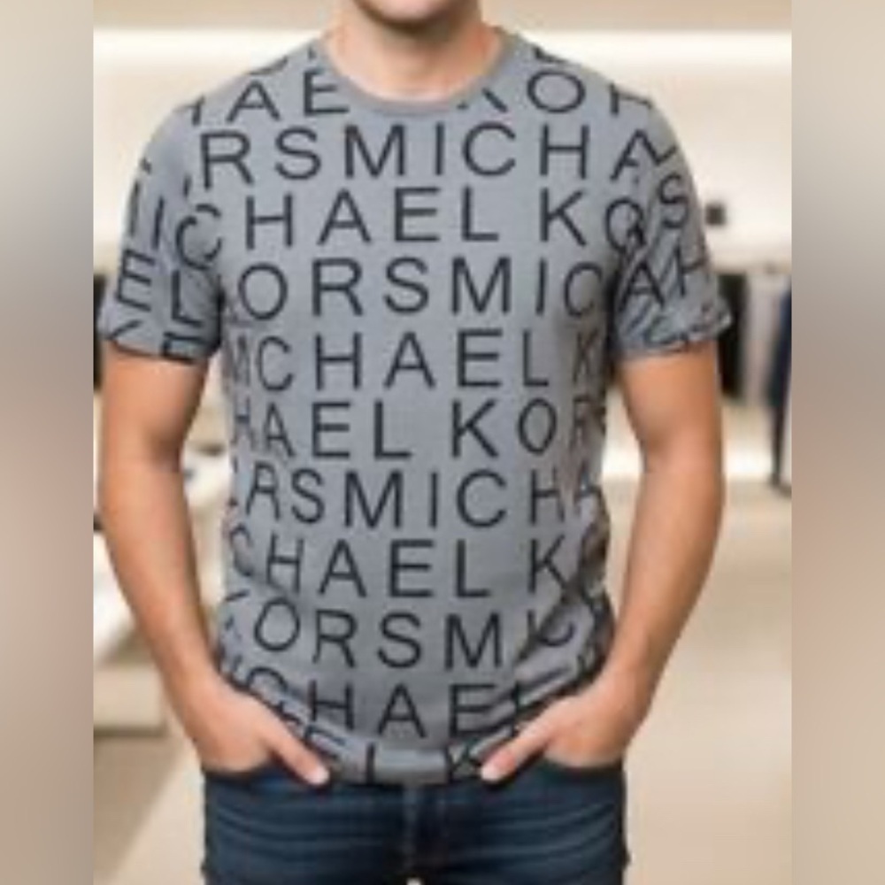 Michael Kors Black on Gray Men's Tee